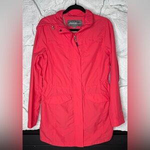 Eddie Bauer | Women’s Lightweight Medium Length Hooded Rain Jacket, Size XS